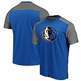 Dallas Mavericks Fanatics Branded Iconic Blocked T-Shirt Royal,baseball caps,new era cap wholesale,wholesale hats